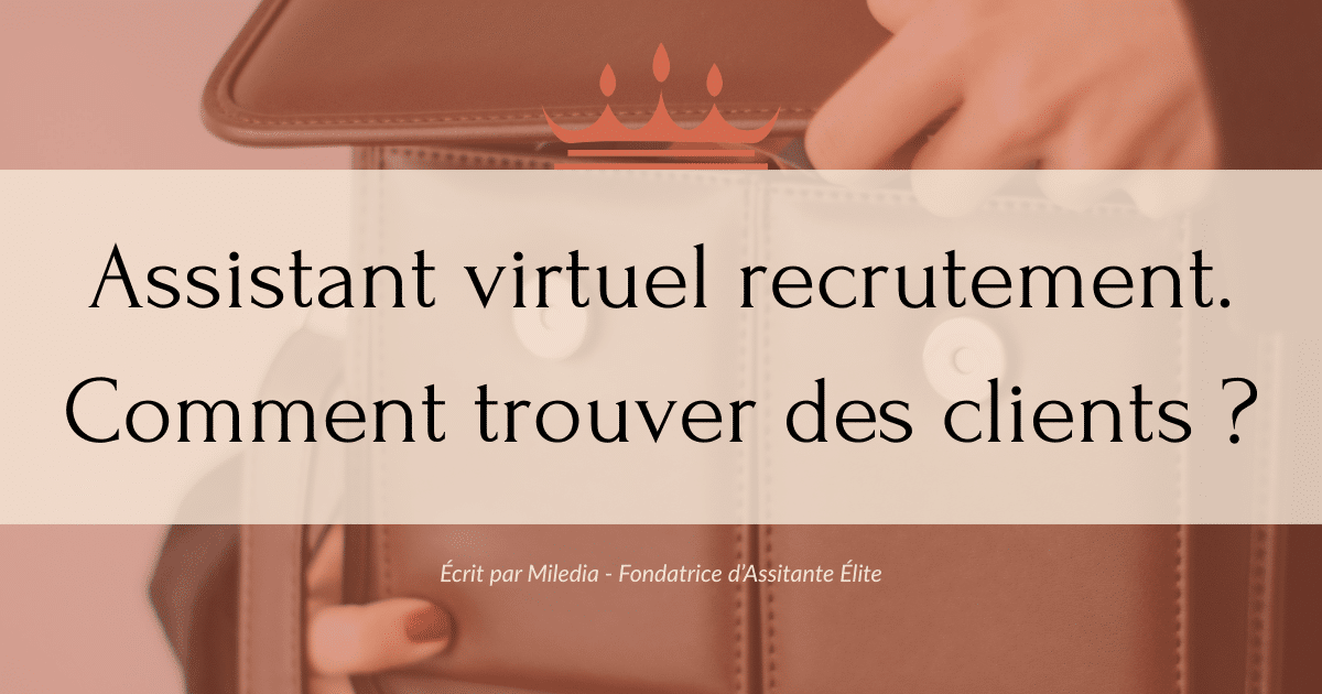 Dans cet article, nous allons voir comment fonctionne l’assistant virtuel recrutement, quelles stratégies permettent de trouver des clients et comment construire une activité durable.